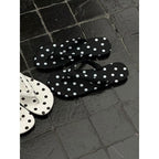 Damen trendige Zehentrenner-Sandalen mit Polka-Dots-Dekor R&B