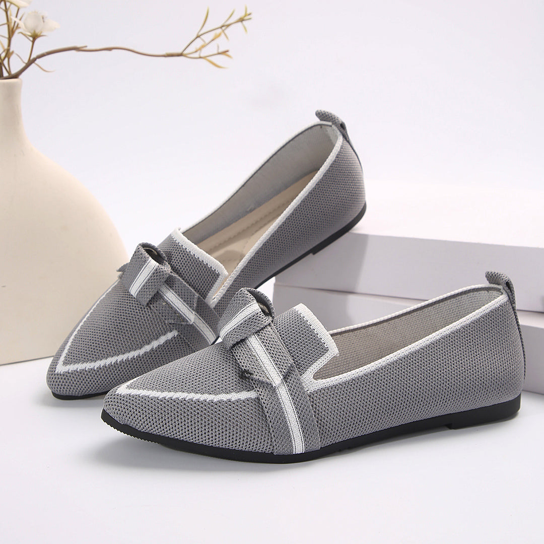 Damen Mokassins mit dekorativem Knoten R&B