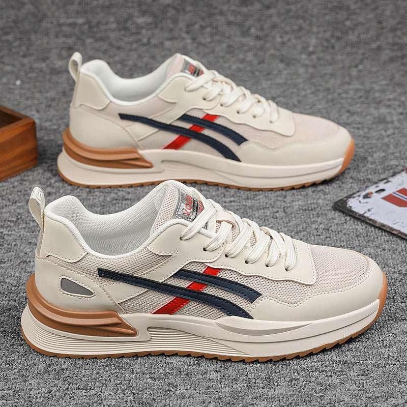 Damen Sportliche Sneakers mit dämpfendem Komfort und atmungsaktiver Oberflächenstruktur
