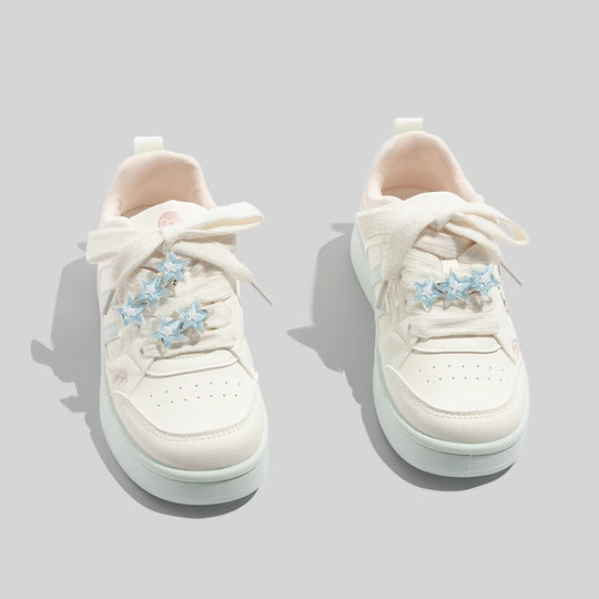 Damen Sneakers mit charmanten Sternenapplikationen und bequemer Dämpfung R&B
