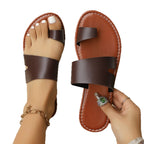 Damen Sandalen mit breiten Riemen und anatomischer Fußbettung R&B