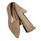 Damen Elegante und atmungsaktive Ballerinas mit perforierter Obermaterial R&B