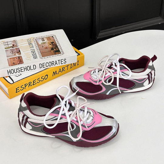 Damen modische Sportschuhe mit atmungsaktiver Netz-Oberfläche und dämpfender Sohle R&B