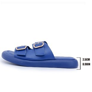 Damen Komfortable Slides mit verstellbaren Schnallen R&B
