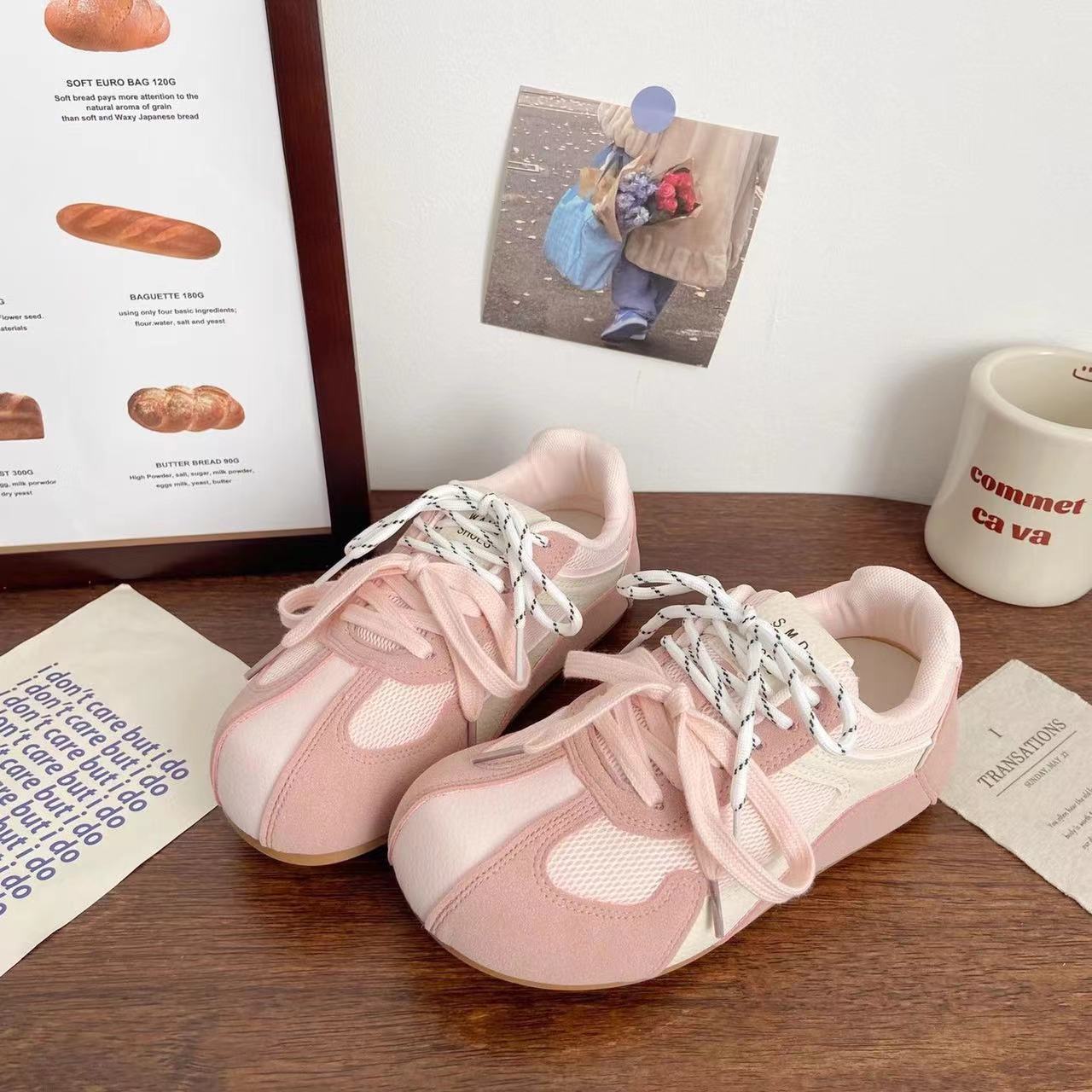 Damen Sportliche Sneakers mit atmungsaktiver Textiloberfläche und dämpfendem Sohlenprofil