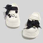 Damen Modische Clogs mit dekorativen Applikationen und komfortabler Sohle