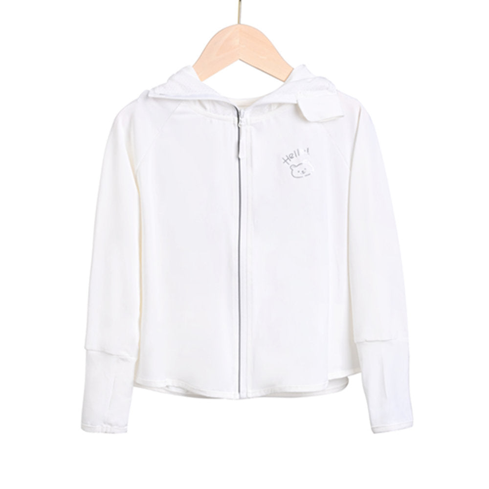 Damen sportliche Kapuzenjacke mit leichtem UV-Schutz R&B