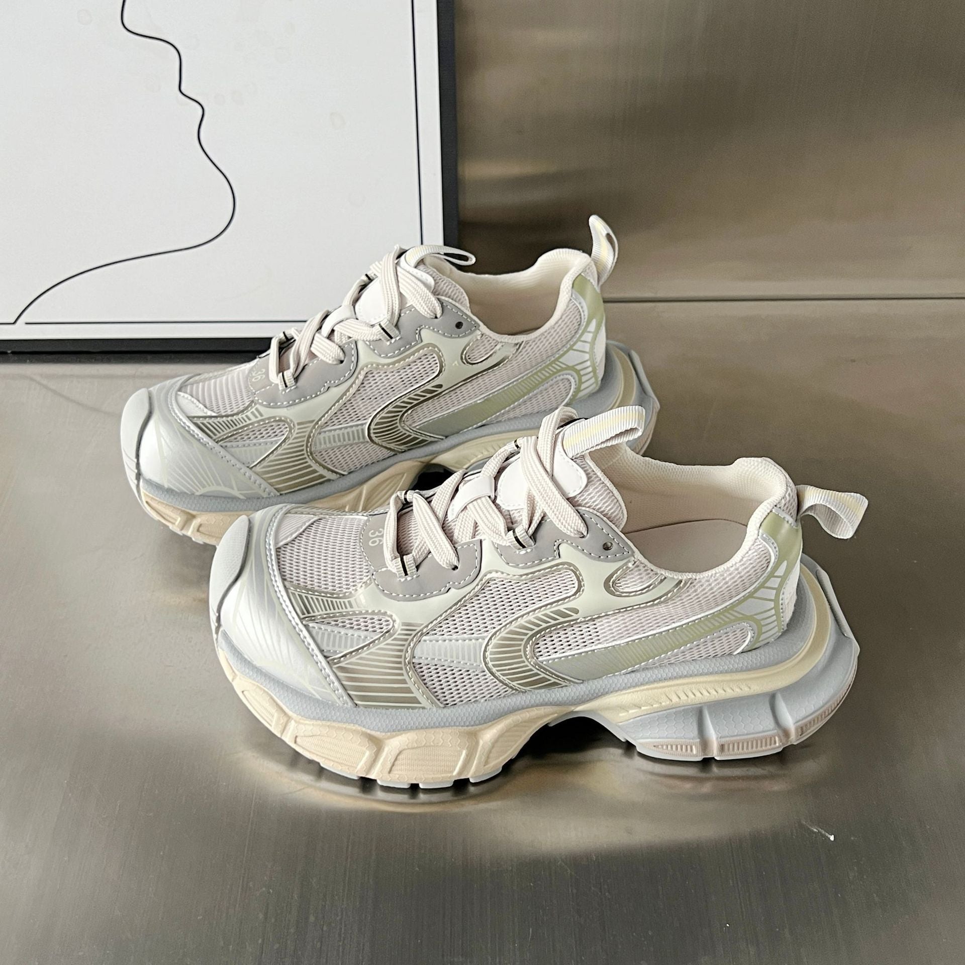Damen Sportliche Lauf-Schuhe R&B