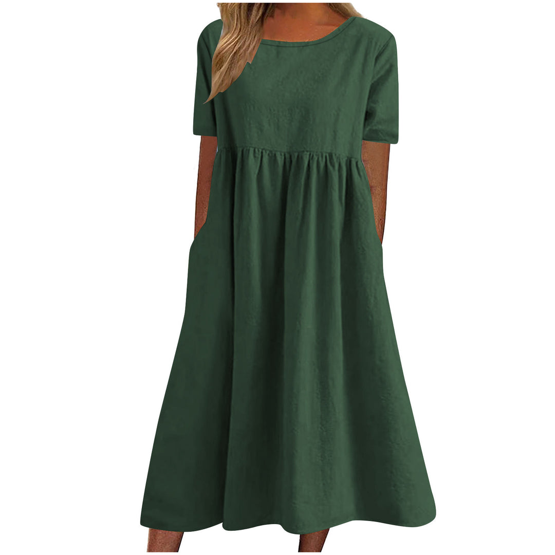 Damen lässiges Maxikleid mit Taschen R&B