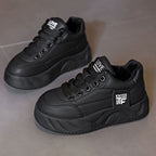 Damen Fleecegefütterte Chunky Sneakers mit rutschfester Sohle und modischem Design