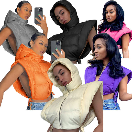 Damen Übergangsjacke mit voluminösem Kragen R&B