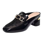 Damen elegante Slipper mit modischen Verschlussdetails R&B