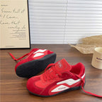 Damen Freizeit Sneakers mit weichem Wildleder und atmungsaktivem Obermaterial