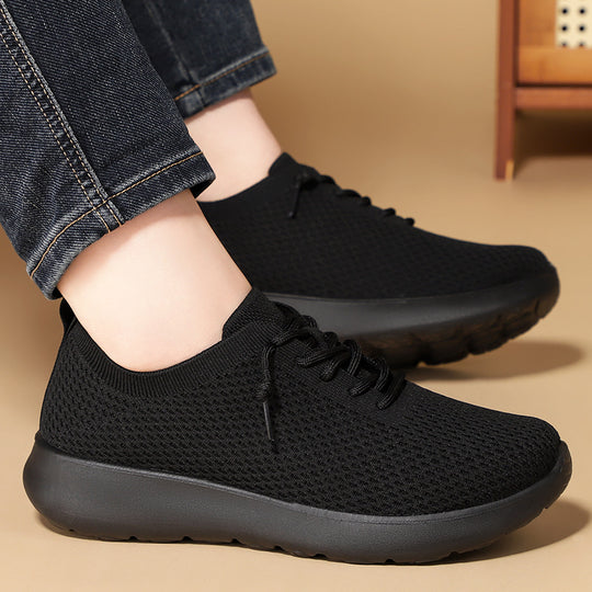 Damen Sportliche Sneakers mit atmungsaktiver Mesh-Oberfläche und flexibler Sohle R&B