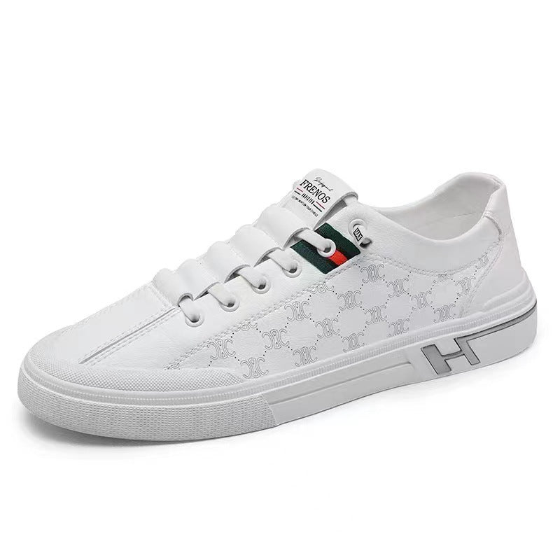 Damen Modische Sneakers aus hochwertigem Kunstleder mit bequemem Fußbett