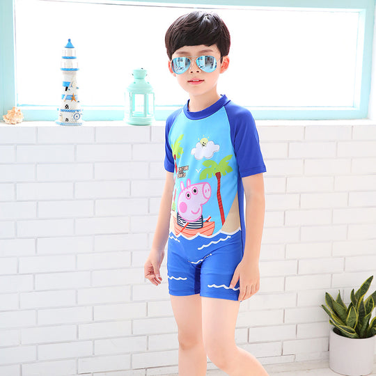 Jungen UV-Schutz Schwimmanzug R&B