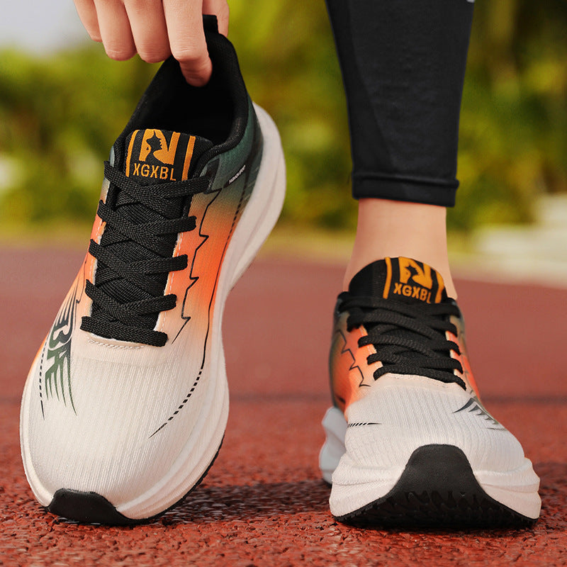 Damen Sportliche Laufschuhe mit atmungsaktiver Mesh-Oberfläche und dämpfendem Sohlenprofil R&B