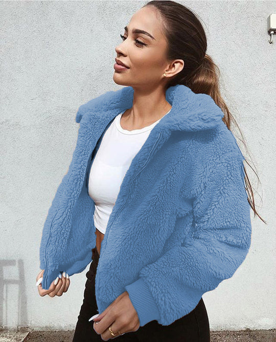 R&B | Sweat-Shirt Femme En Polaire À Large Col