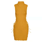 Damen Bodycon Kleid mit raffiniertem Strukturdesign R&B