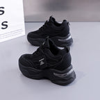 Damen modische Chunky Sneakers mit atmungsaktivem Obermaterial und dämpfendem Komfort R&B