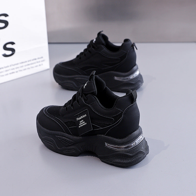 Damen modische Chunky Sneakers mit atmungsaktivem Obermaterial und dämpfendem Komfort R&B