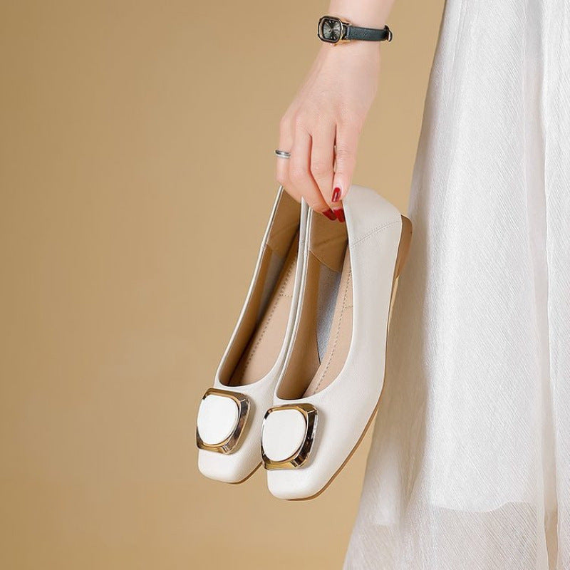 Damen Elegante Ballerinas mit funkelndem Schmuckdetail R&B