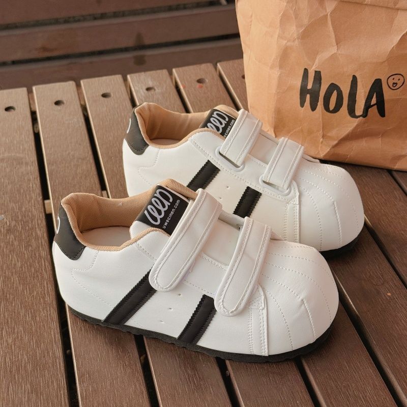 Damen Sneakers mit doppeltem Klettverschluss und gepolsterter Innensohle R&B