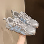 Damen Atmungsaktive Sneakers mit strukturiertem Obermaterial und rutschfester Sohle R&B