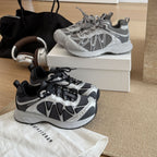 Damen Sportliche Sneaker mit atmungsaktivem Mesh-Obermaterial und gepolsterter Sohle