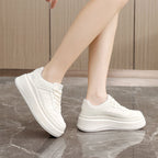 Damen Plateau Sneakers mit rutschfester Sohle und komfortabler Dämpfung R&B