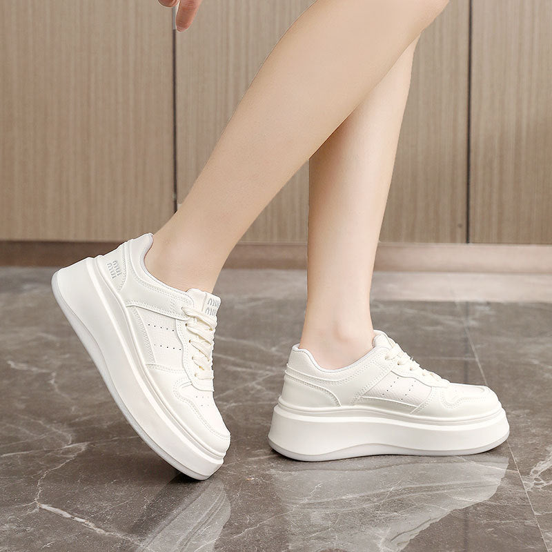 Damen Plateau Sneakers mit rutschfester Sohle und komfortabler Dämpfung R&B