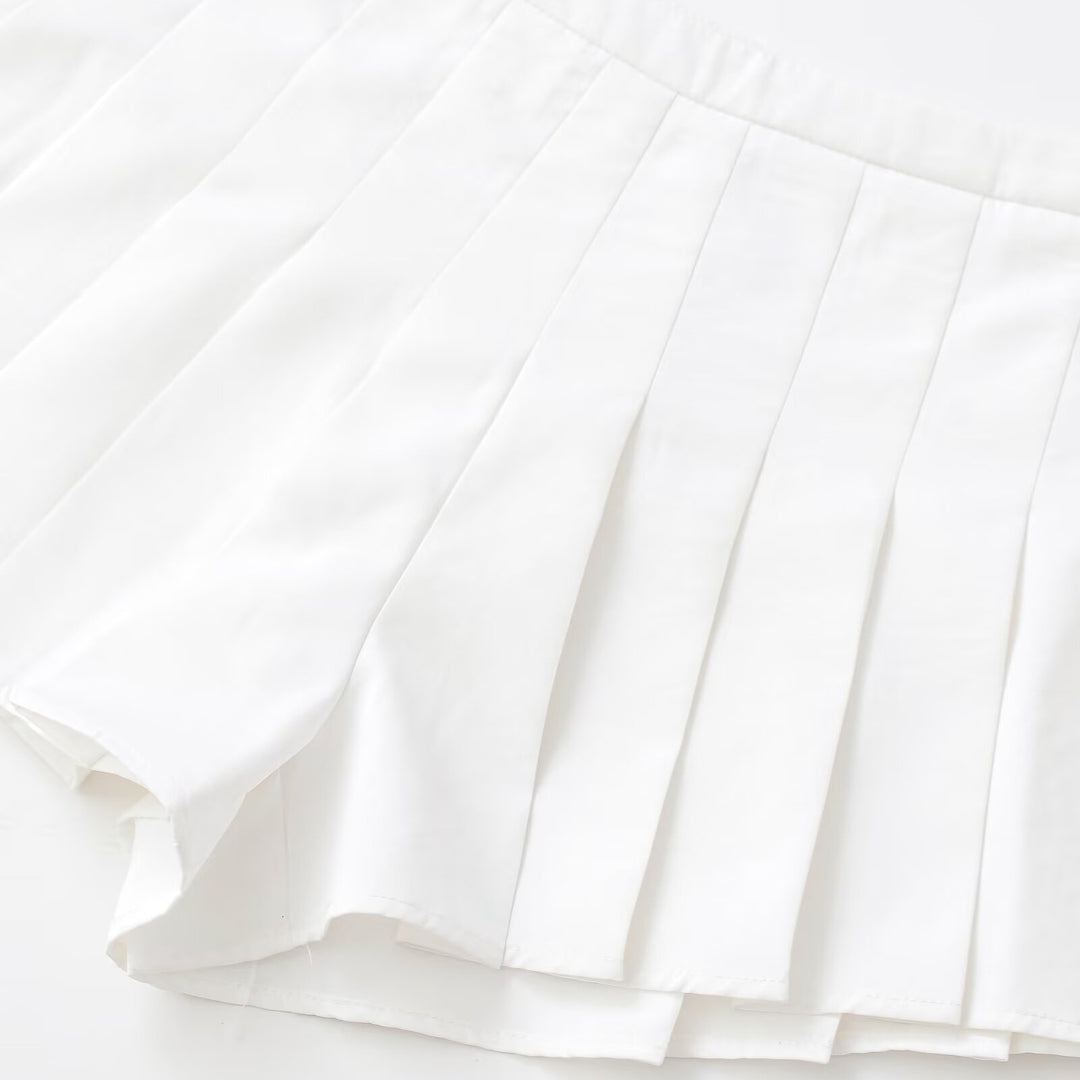 Damen Faltenrock Shorts R&B