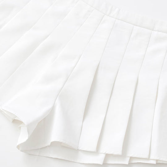 Damen Faltenrock Shorts R&B