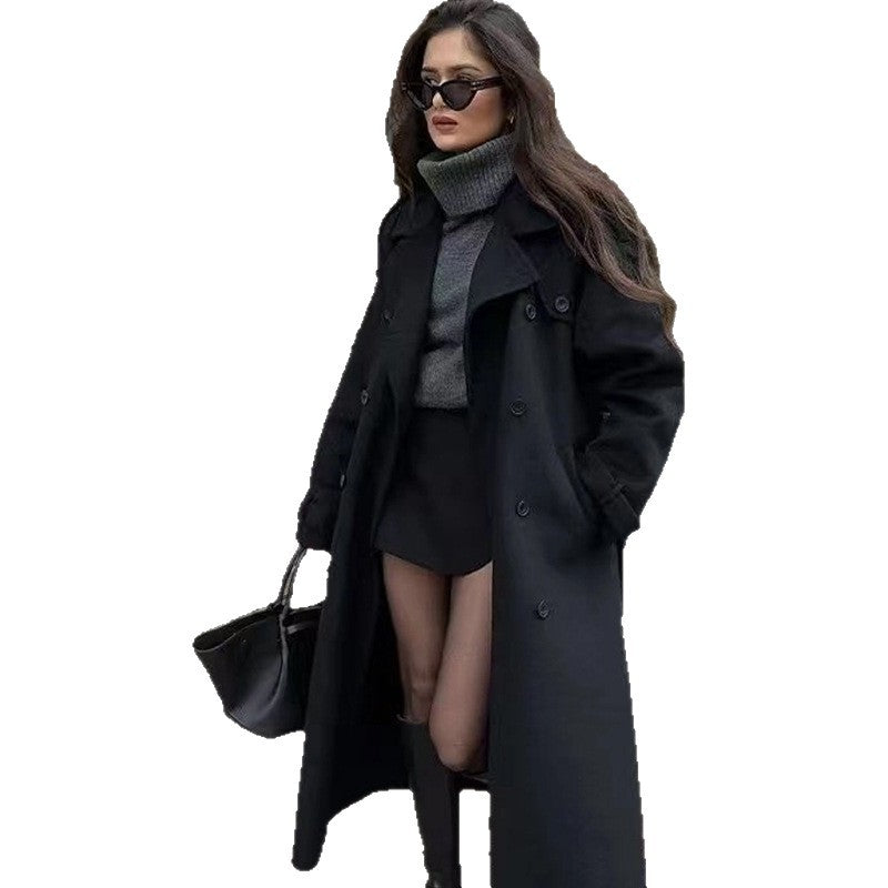 Damen eleganter Trenchcoat R&B
