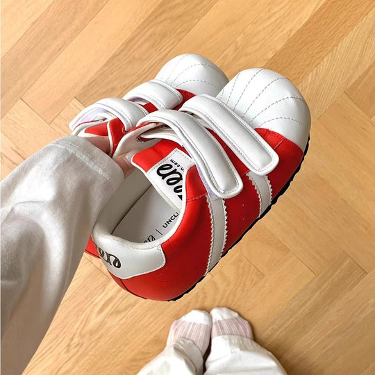 Damen Sportliche Sneaker mit verstellbarem Klettverschluss und gepolsterter Innensohle R&B