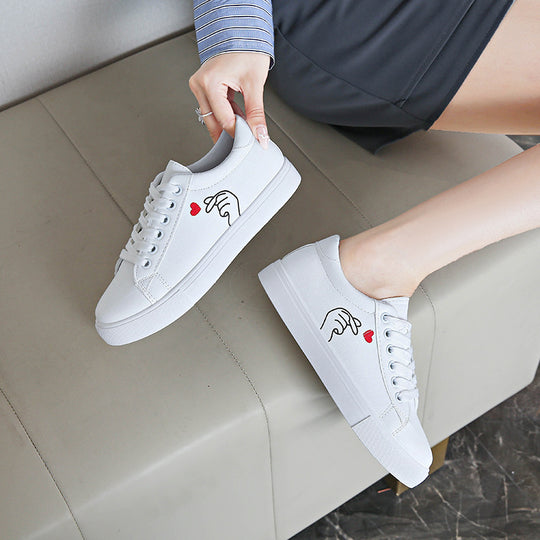 Damen Sneakers mit elegantem Logo und bequemer Sohle R&B