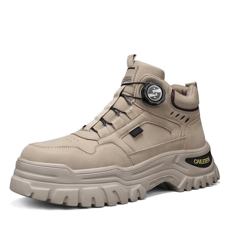 Damen Sportliche High-Top Sneakers mit innovativem Verschlusssystem und rutschfester Sohle