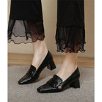 Damen elegante Sling-Pumps mit stilvollem Design und komfortablem Blockabsatz