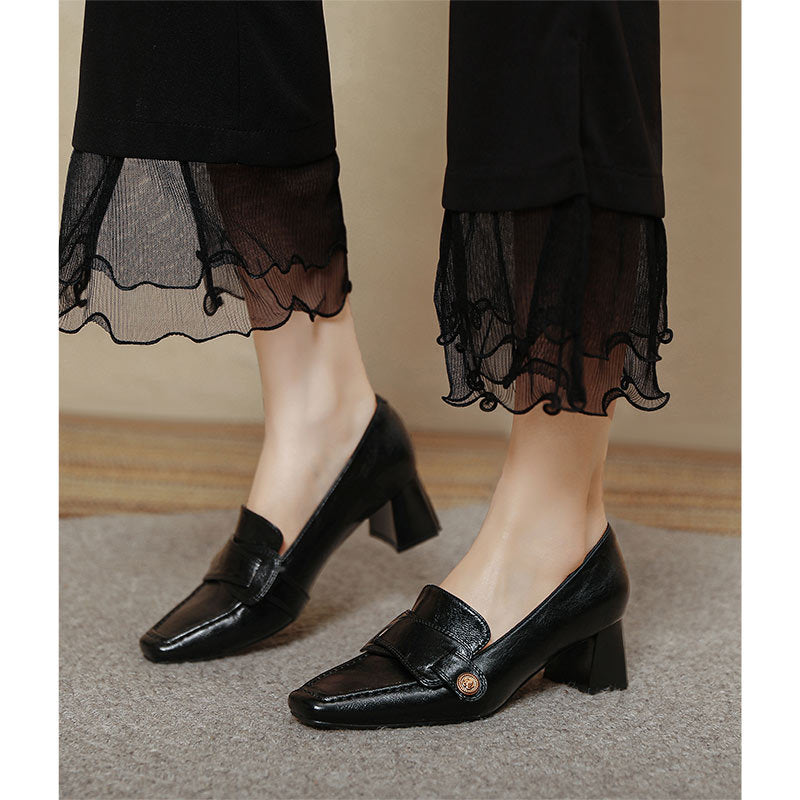 Damen elegante Sling-Pumps mit stilvollem Design und komfortablem Blockabsatz