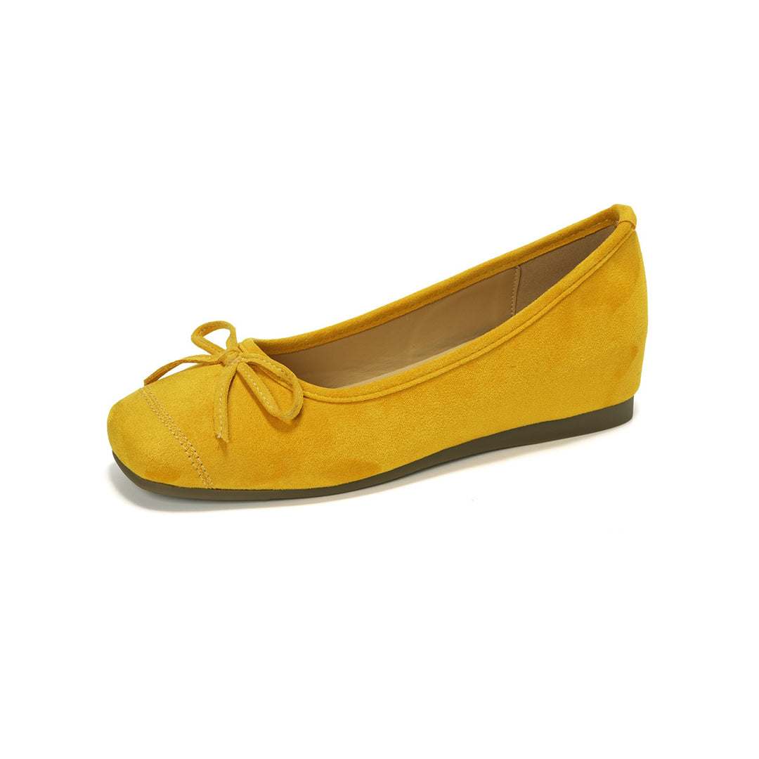Damen Slingback Ballerinas mit dekorativem Schleifendetail R&B