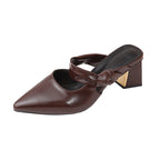 Damen Elegante Slingback Pumps mit modischem Schleifen-Detail