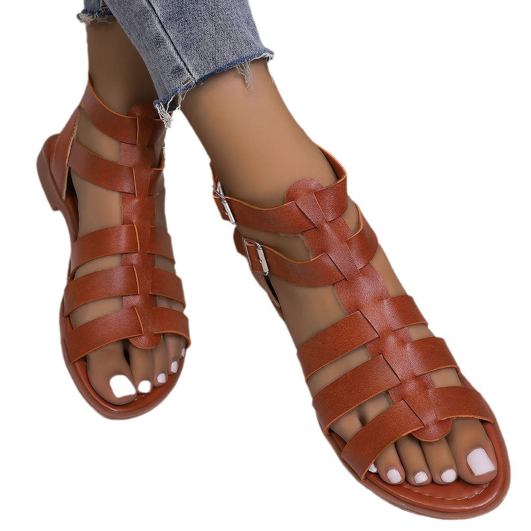 Damen Bequeme und stilvolle Riemen-Sandalen R&B