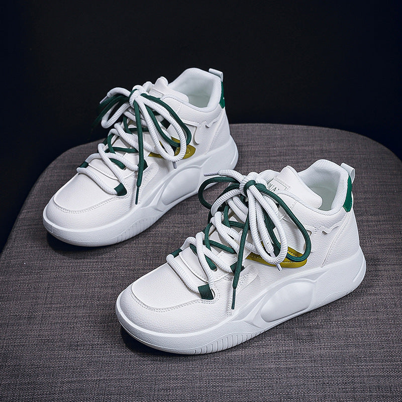 Damen Sportliche High-Top Sneakers mit innovativem Schnürsystem R&B