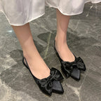 Damen Slingback-Ballerinas mit Schleifenakzent R&B
