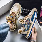 Damen Sportliche Sneakers mit modischem Tribal-Muster und rutschfester Sohle R&B