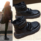 Damen Gefütterte Winterstiefel mit verstellbarem Klettverschluss und stylischem Design R&B