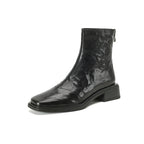 Damen moderne Chelsea Boots mit elegantem Glattleder und praktischem Reißverschluss R&B