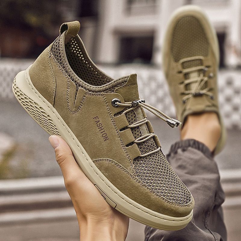 Damen Atmungsaktive Freizeit-Sneaker mit rutschfester Sohle und flexibler Struktur R&B