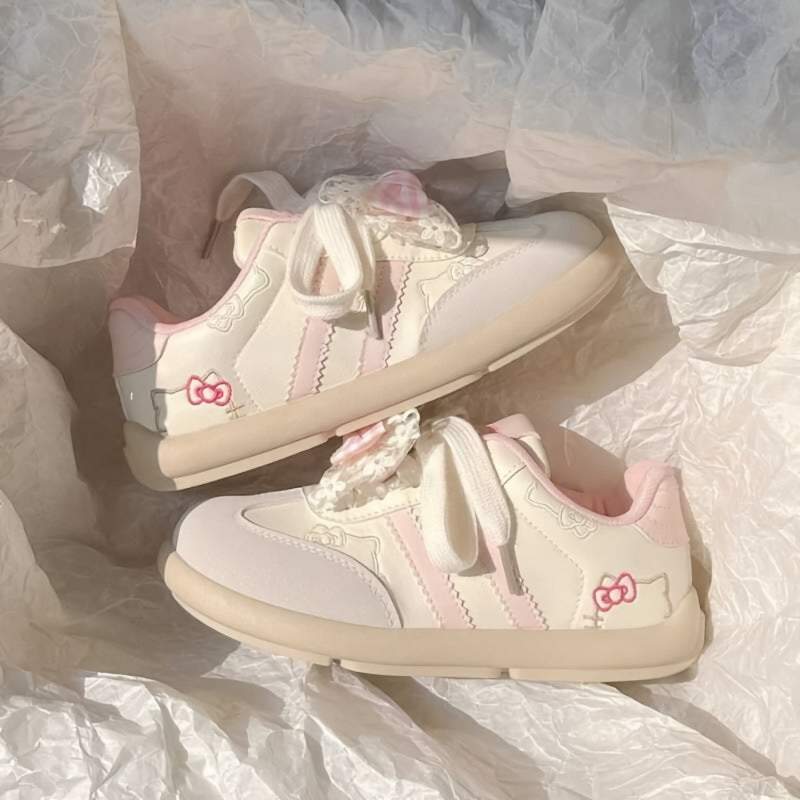 Damen Sportliche Sneaker mit einzigartigen Tiermotiven und dekorativer Schnürung R&B