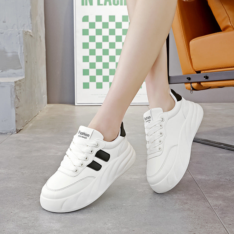 Damen Komfortable Plateau Sneakers mit modernem Design und atmungsaktiver Sohle R&B